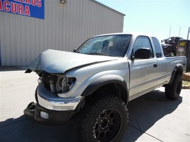 2003 Toyota Tacoma Prerunner Extended Cab Silver 3.4L AT 2WD #Z24626